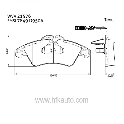 190.21576.77 Mercedes Sprinter,Vito VW LT Disk Fren Balatası