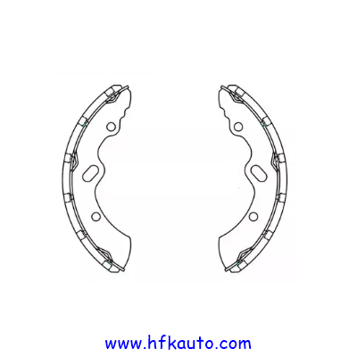 220.04972.00 Mitsubishi Canter, Hyundai HD, Nissan, Kia Pabuçlu Balata